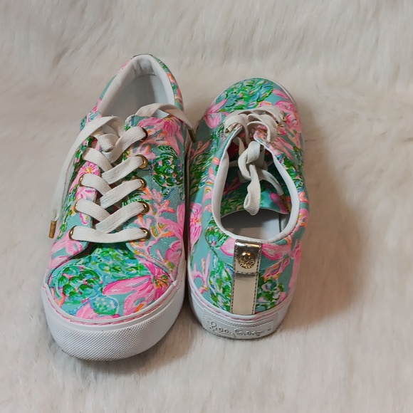 Lilly Pulitzer Abigail Sneaker Sz 10M - Picture 12 of 12